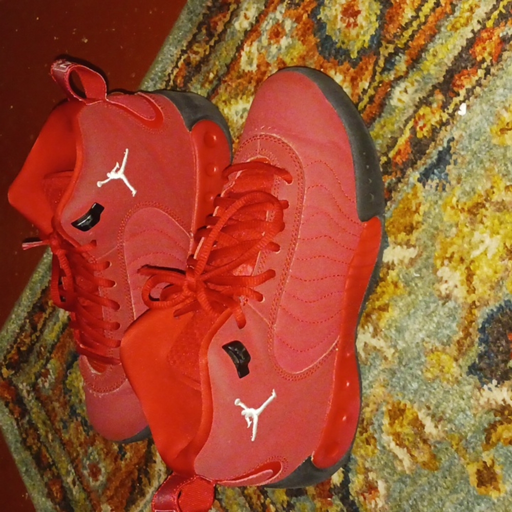 ❤RED JORDAN 5💃👠